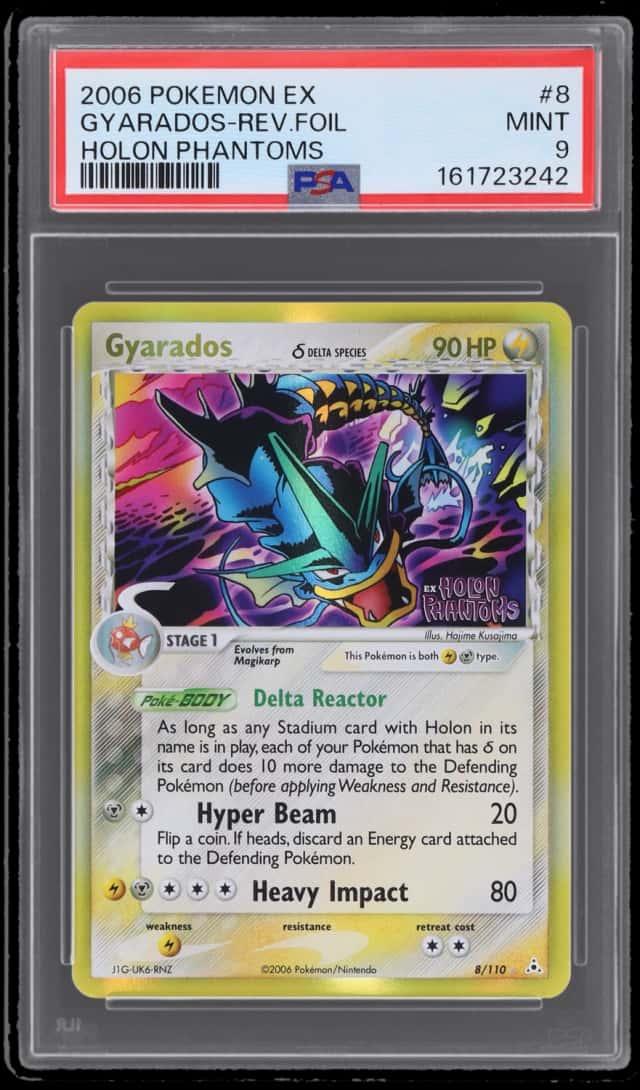 2006 Pokemon Ex Holon Phantoms Reverse Holo Gyarados #8