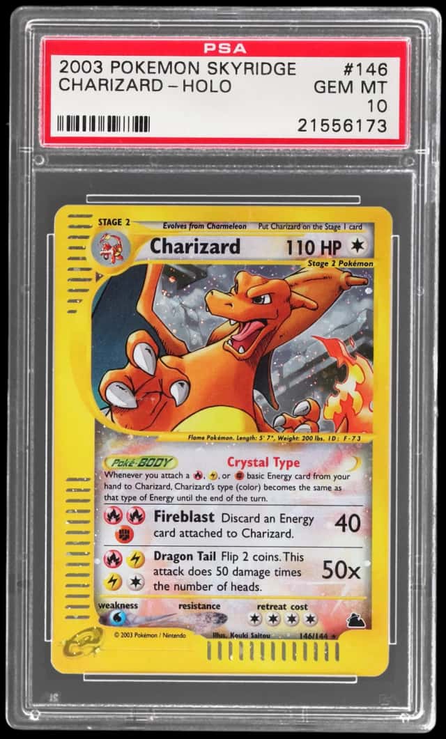 2003 Pokemon Skyridge Holo Charizard #146