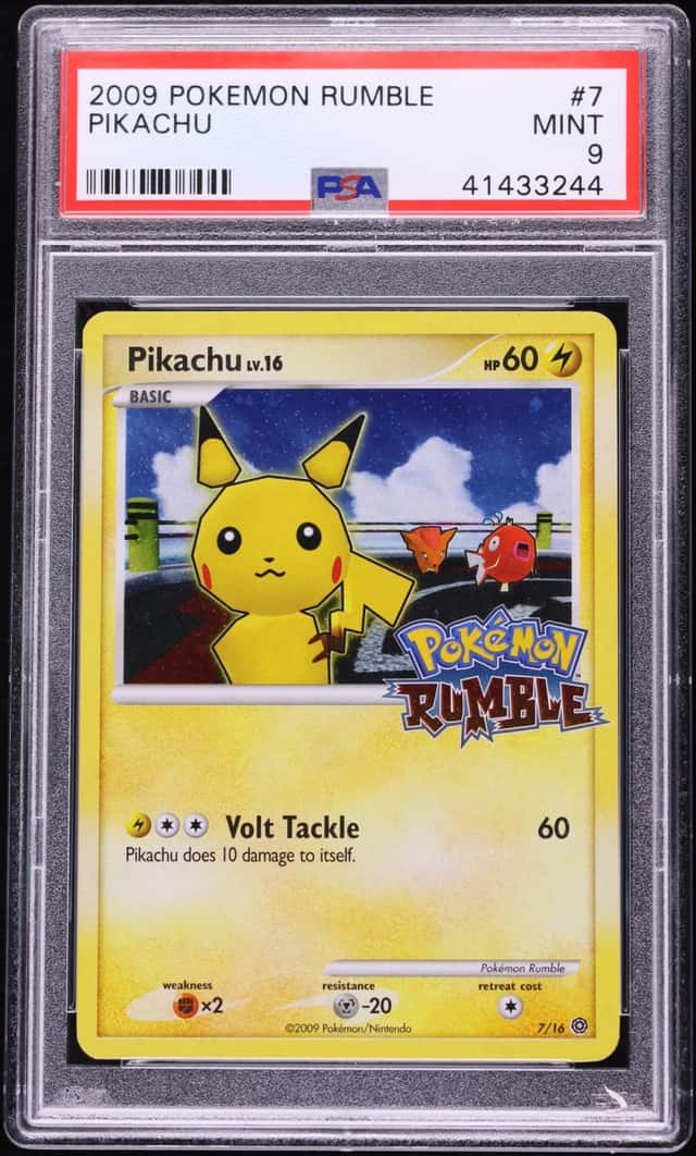 2009 Pokemon Platinum Rumble Pikachu #7 PSA 9 MINT