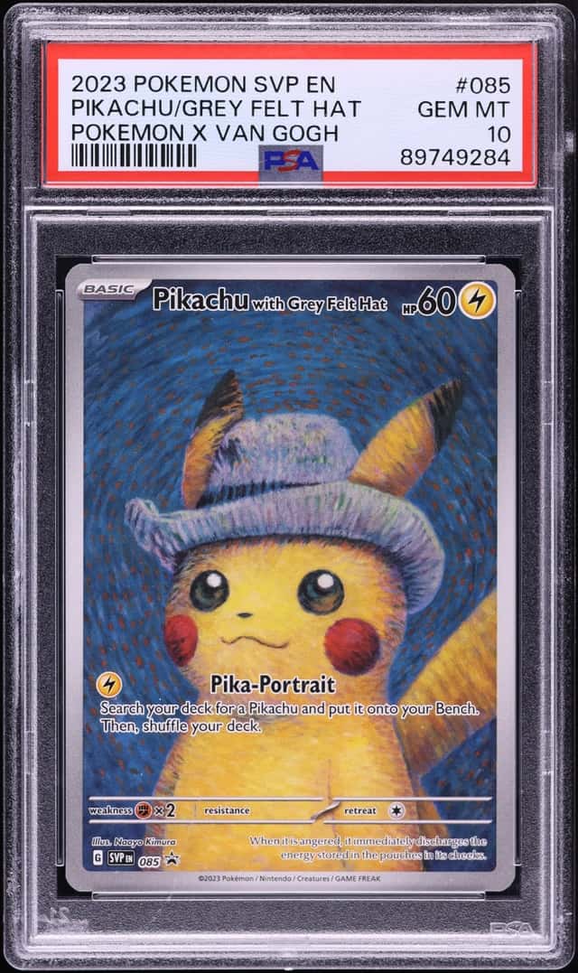 Pikachu/Grey Felt Hat
