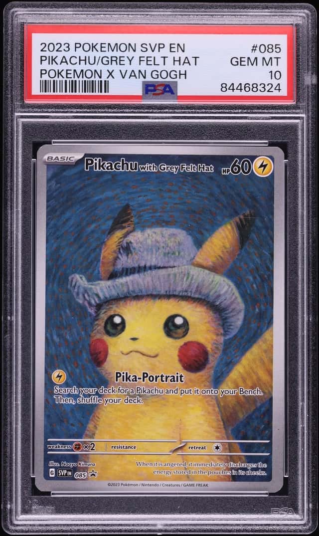 Pikachu/Grey Felt Hat