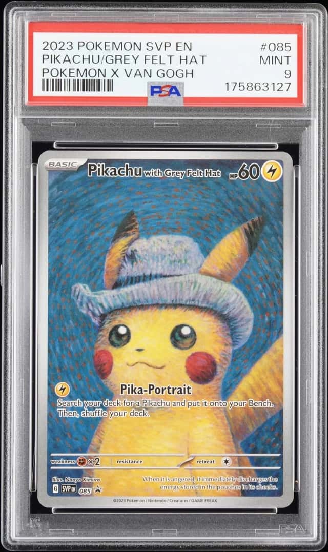 Pikachu/Grey Felt Hat