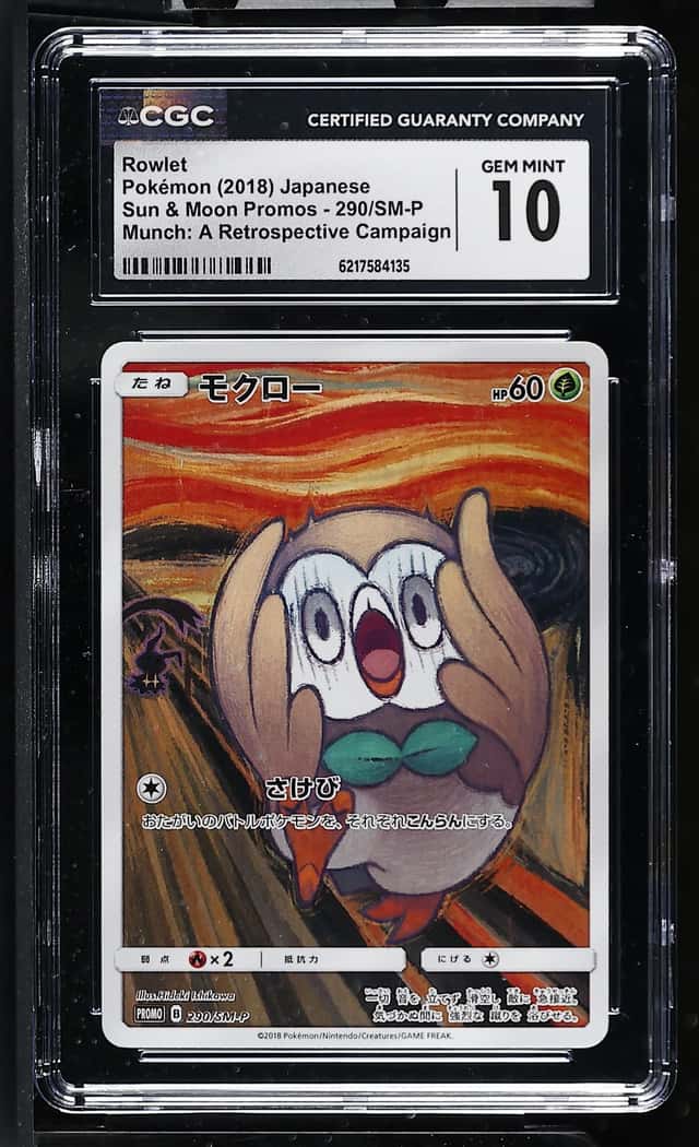 2018 Pokemon SM-P Promos Rowlet Munch: A Retrospective #290/SM-P CGC 10 GEM MINT