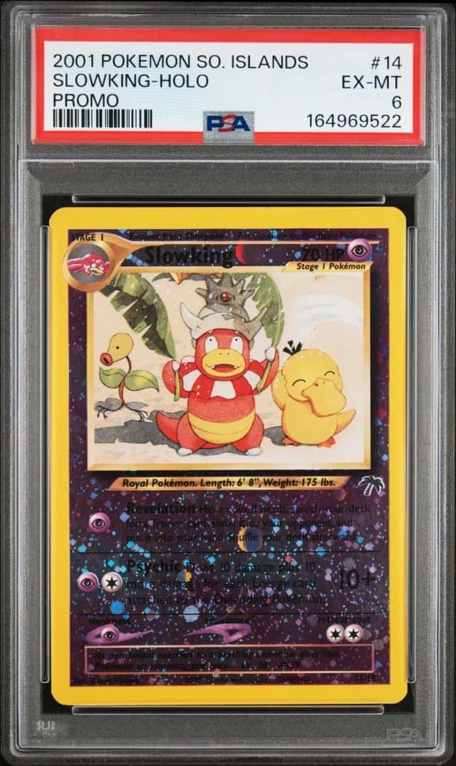 2001 POKEMON SOUTHERN ISLANDS PROMO #14 SLOWKING-HOLO PSA 6