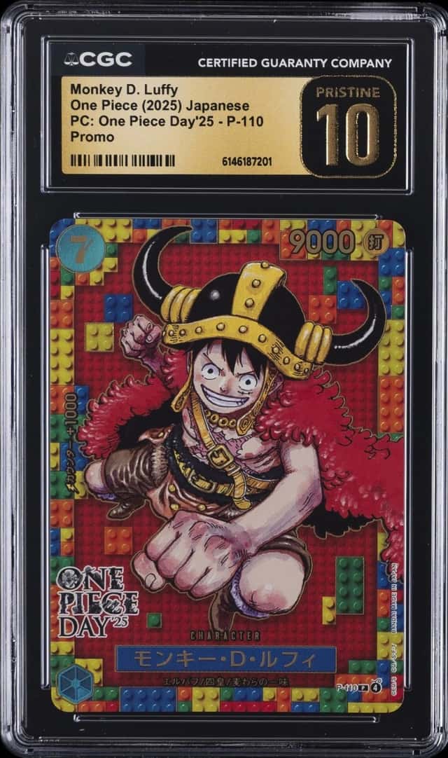 2025 ONE PIECE JAPANESE PC: ONE PIECE DAY '25 MONKEY D. LUFFY CGC 10 PRISTINE