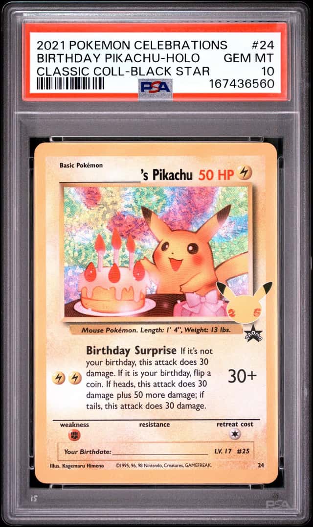 _____'s Pikachu STAMP [25th Anniversary] TEXTURED CONFETTI HOLO