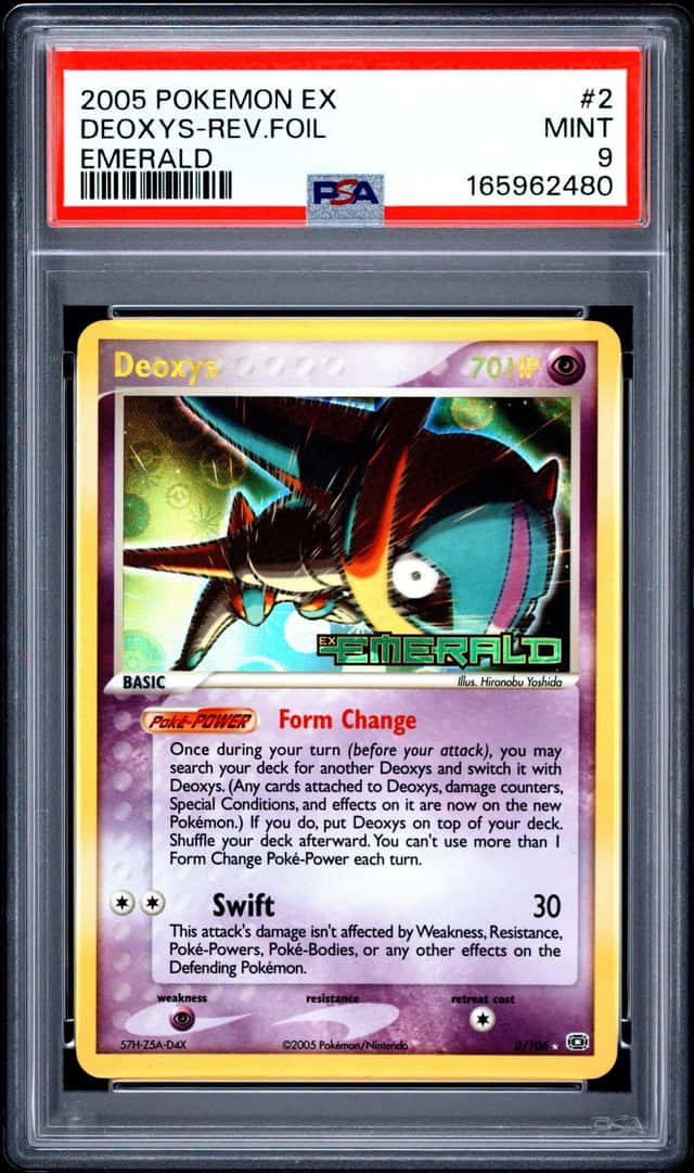 2005 Pokemon Ex Emerald Reverse Holo Deoxys #2