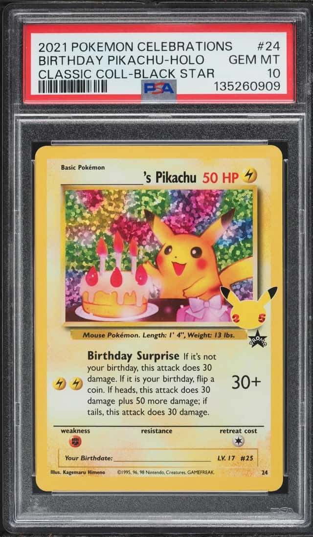 _____'s Pikachu STAMP [25th Anniversary] TEXTURED CONFETTI HOLO