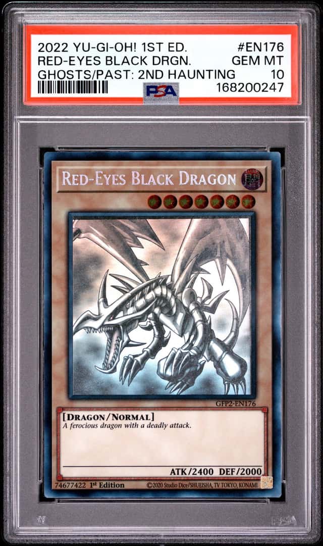 Red-Eyes Black Dragon GFP2-EN176 1st Edition GHOST RARE Yugioh PSA 10 *247