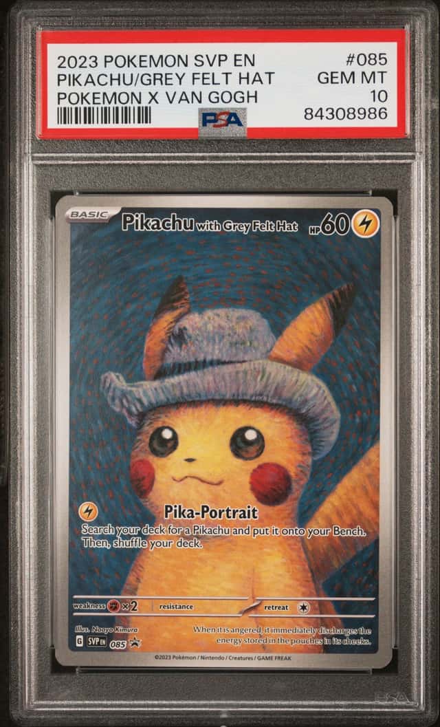 Pikachu/Grey Felt Hat