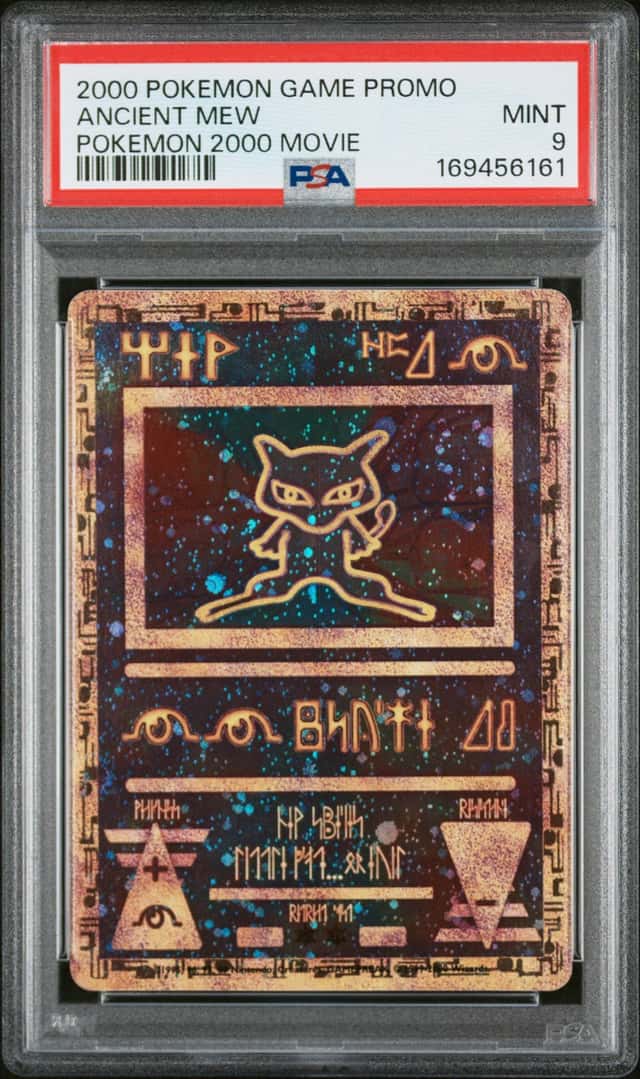 2000 Pokemon Game Promo Pokemon 2000 Movie Ancient Mew PSA 9 MINT