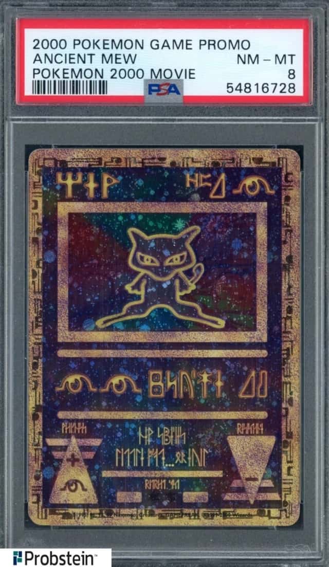 2000 Pokemopn Game Promo Pokemon Movie Ancient Mew Holo PSA 8 NM-MT