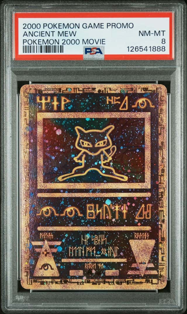 2000 Pokemon Game Promo Ancient Mew Holo  Pokemon 2000 Movie NM-MT PSA 8