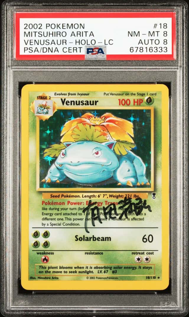 Pokémon Venusaur 18 Legendary Collection PSA NM-MT...