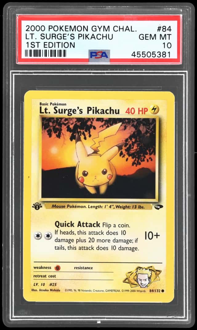 Lt. Surge's Pikachu