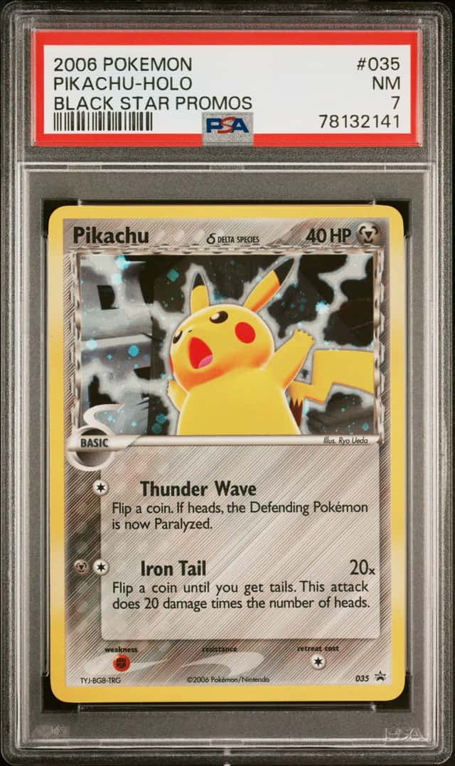 2003 Pokemon Nintendo Black Star Promo Holo Pikachu #35