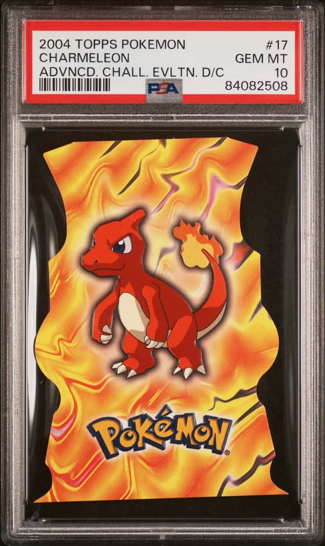 2004 Topps Pokemon Advanced Challenge Evolution Die-Cut Charmeleon #17