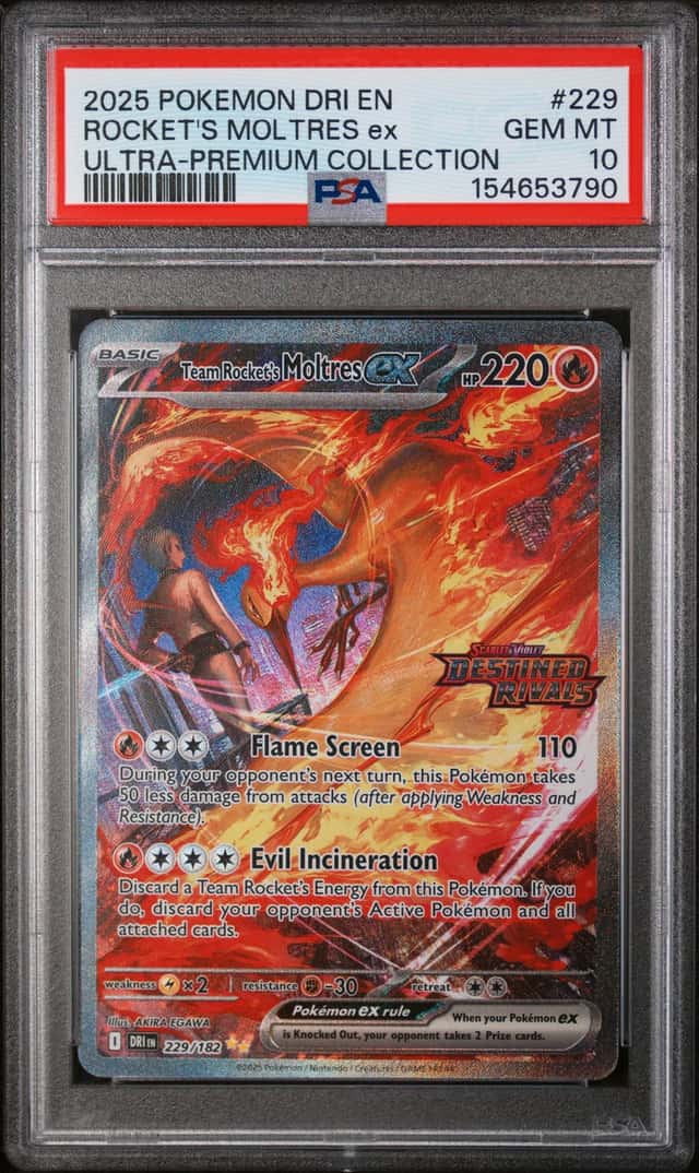 Pokemon Rocket's Moltres #229 PSA 10