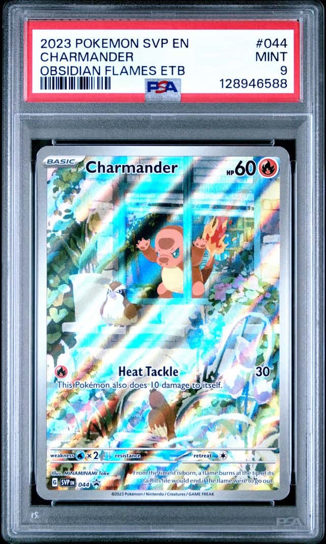 Pokemon TCG 2023 Charmander #044 SV Promo Holo English PSA 9