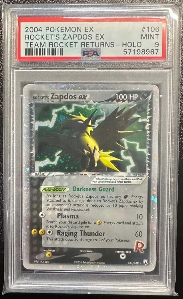 Rocket's Zapdos EX