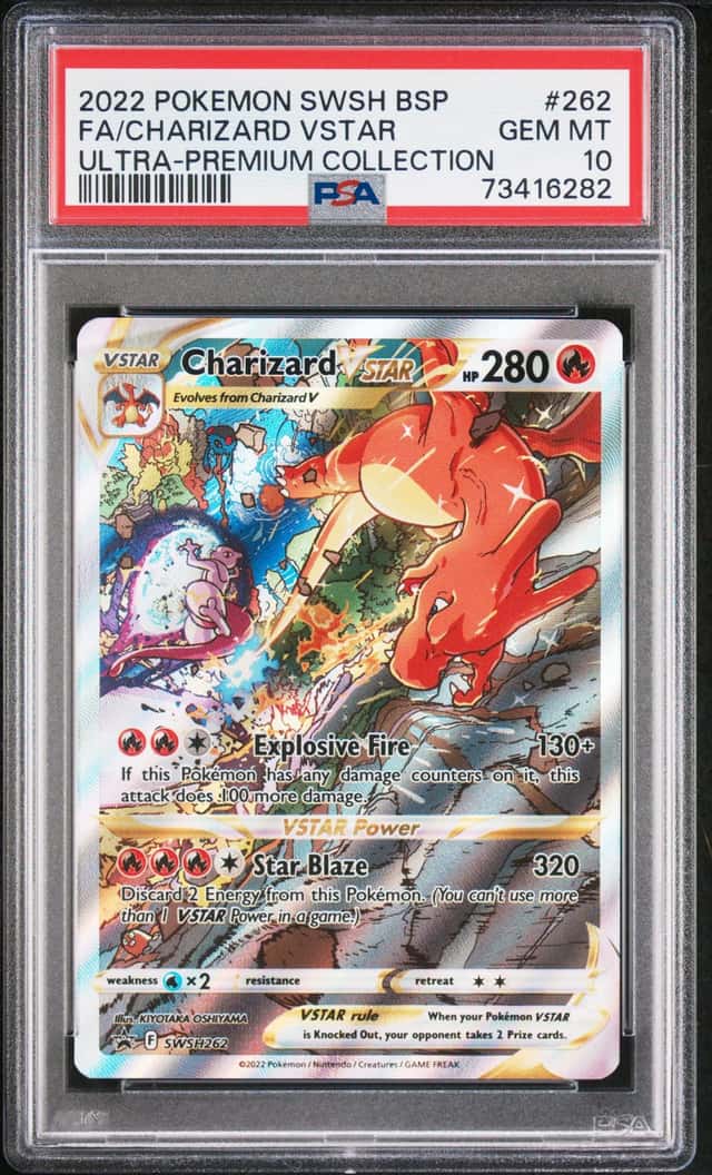 CHARIZARD VSTAR 2022 POKEMON ULTRA-PREMIUM COLLECTION BSP FULL ART #262 Q3963-5