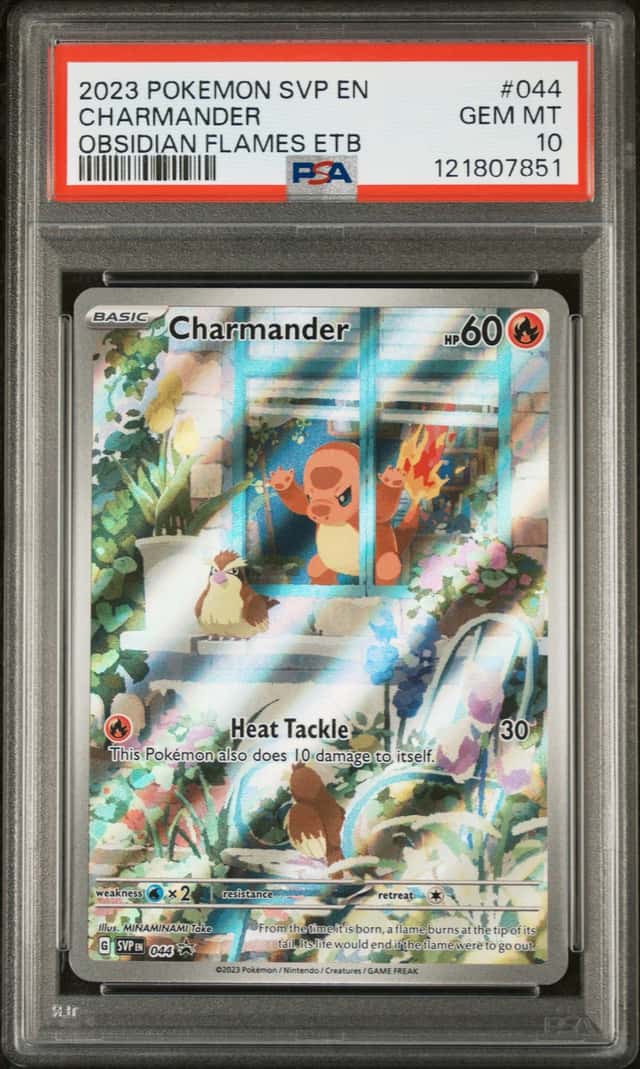 Pokemon SV Black Star Promos Charmander 2023 #044 PSA 10 GEM MINT