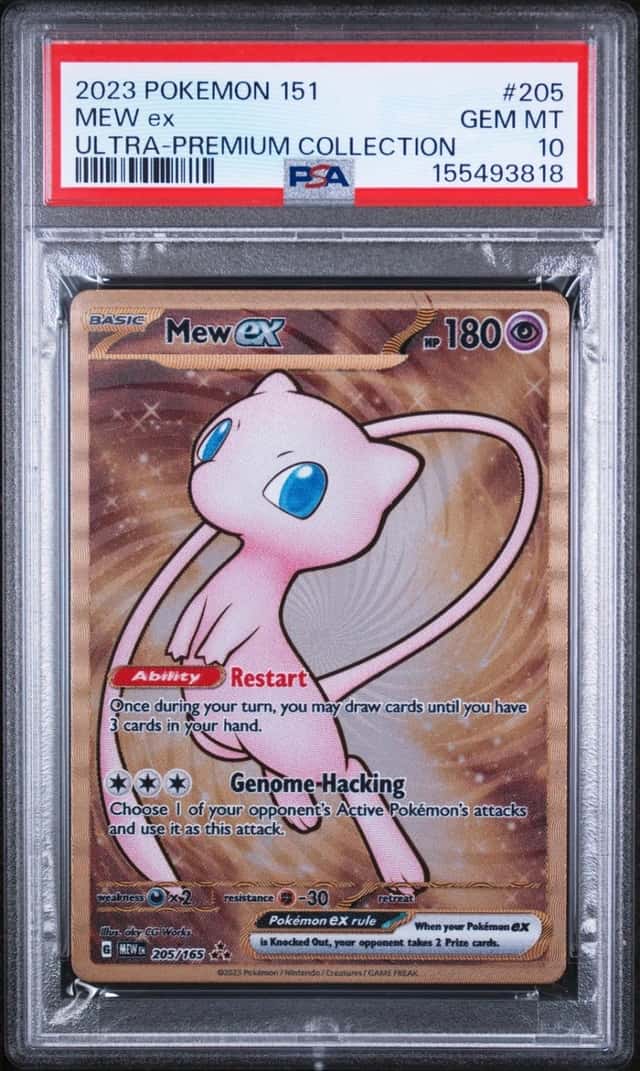 2023 POKEMON 151 ULTRA-PREMIUM COLLECTION #205 MEW EX PSA 10