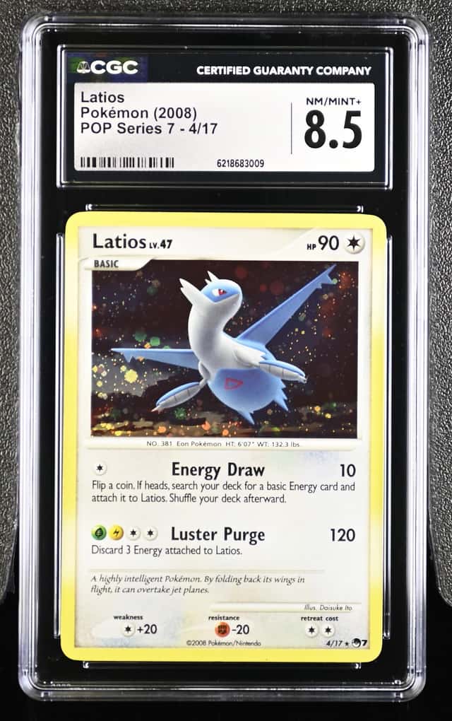 Pokemon Latios Pop Series 7 4/17 CGC 8.5