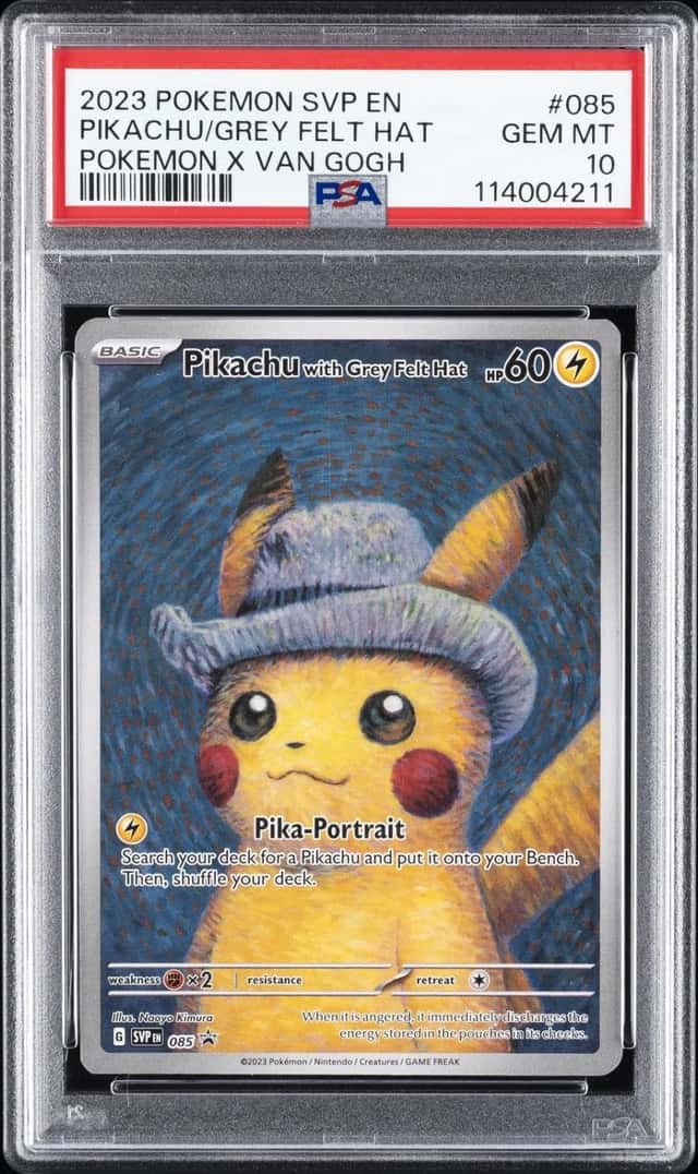 Pikachu/Grey Felt Hat