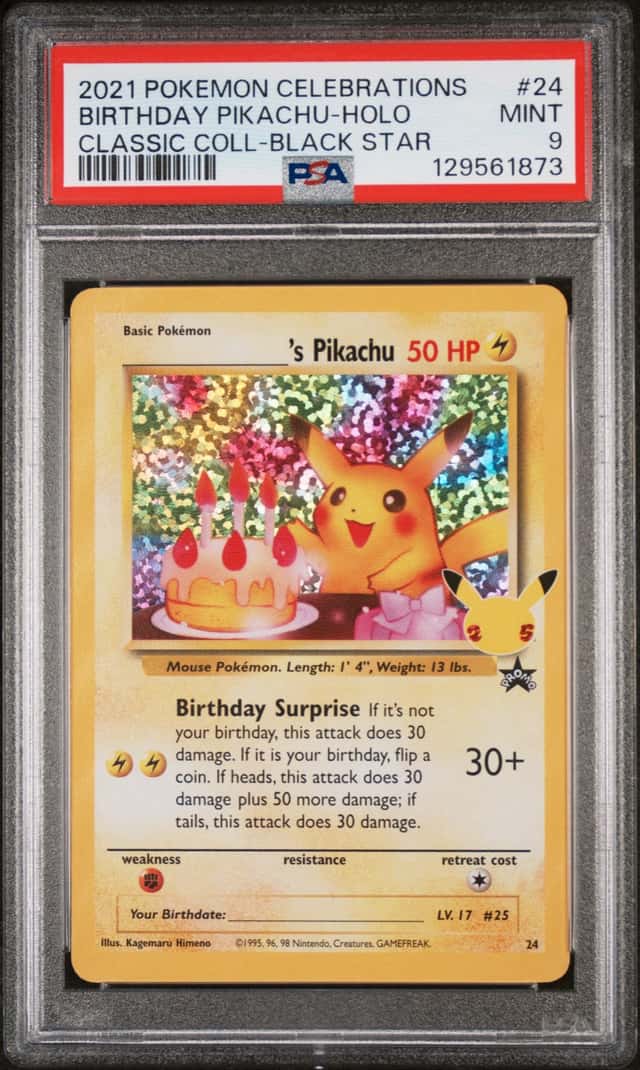 _____'s Pikachu STAMP [25th Anniversary] TEXTURED CONFETTI HOLO