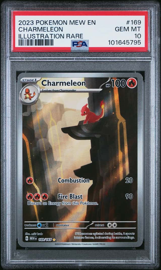 2023 Pokemon SV 151 Charmeleon Illustration Rare #169/165 PSA 10 GEM MINT
