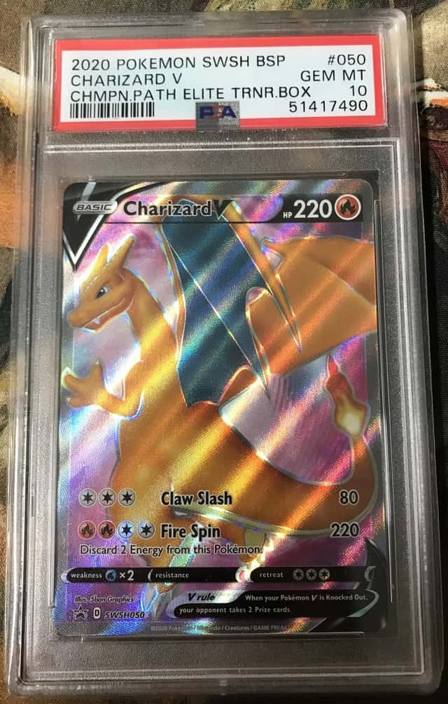 2020 Pokémon PSA 10 Charizard V Promo #50