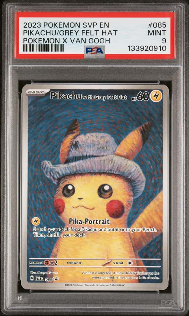Pikachu/Grey Felt Hat