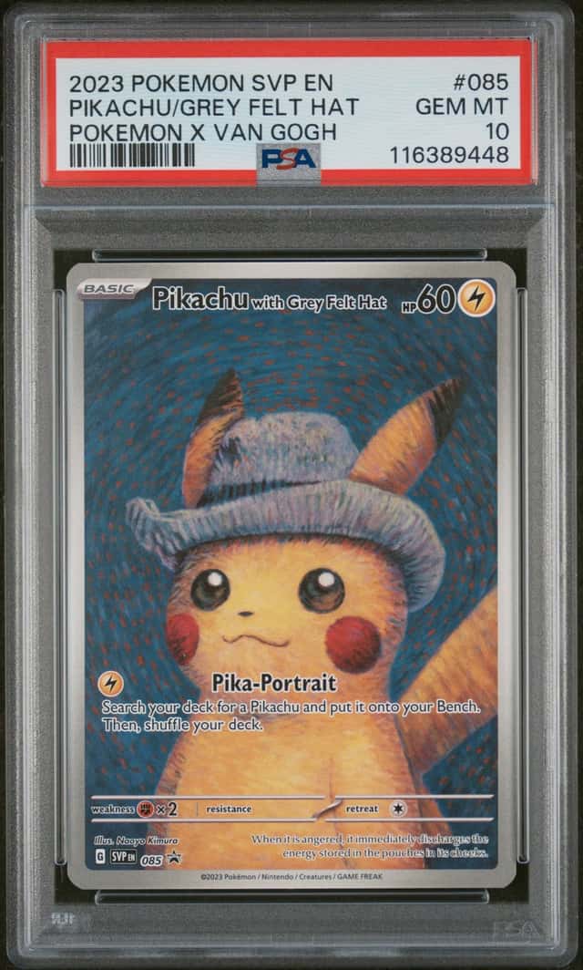 Pikachu/Grey Felt Hat
