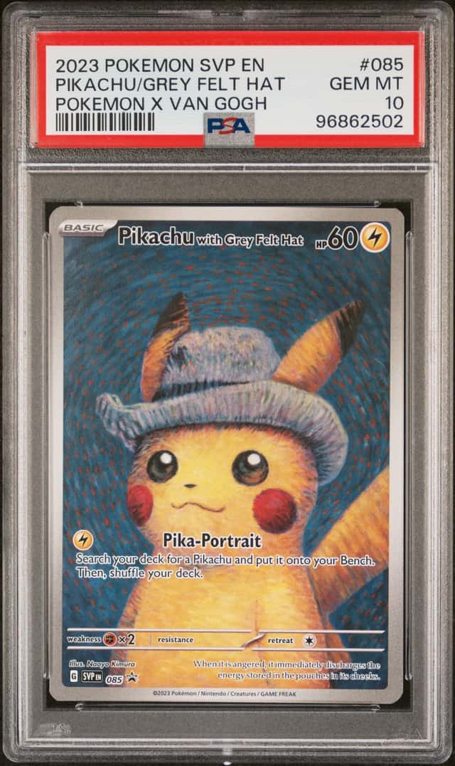 Pikachu/Grey Felt Hat