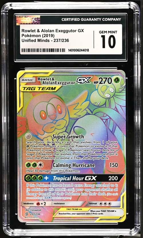 Rowlet & Alolan Exeggutor GX