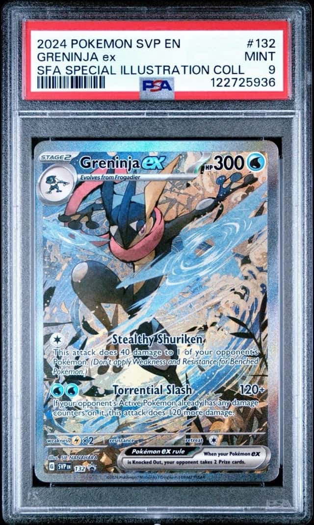 Greninja ex 132 2024 SV Promo Cards Holo Special Illustration Coll EN PSA 9