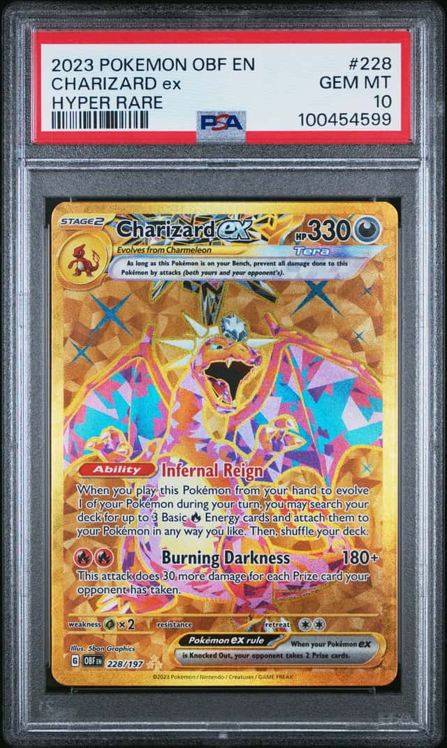 Pokemon Charizard #228 PSA 10
