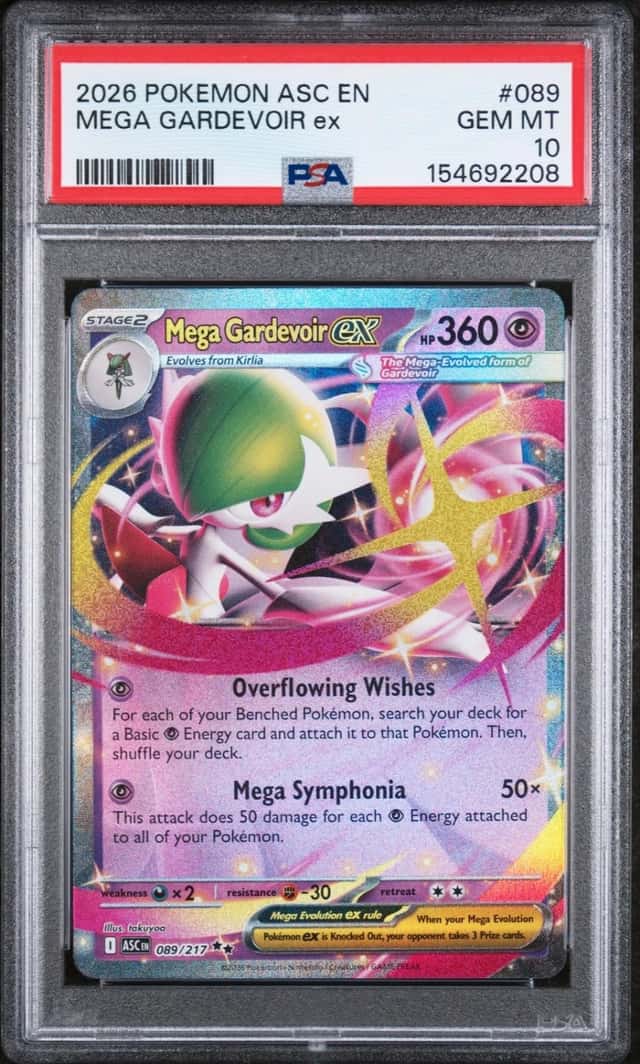 2026 POKEMON ASC EN-ASCENDED HEROES #089 MEGA GARDEVOIR EX PSA 10