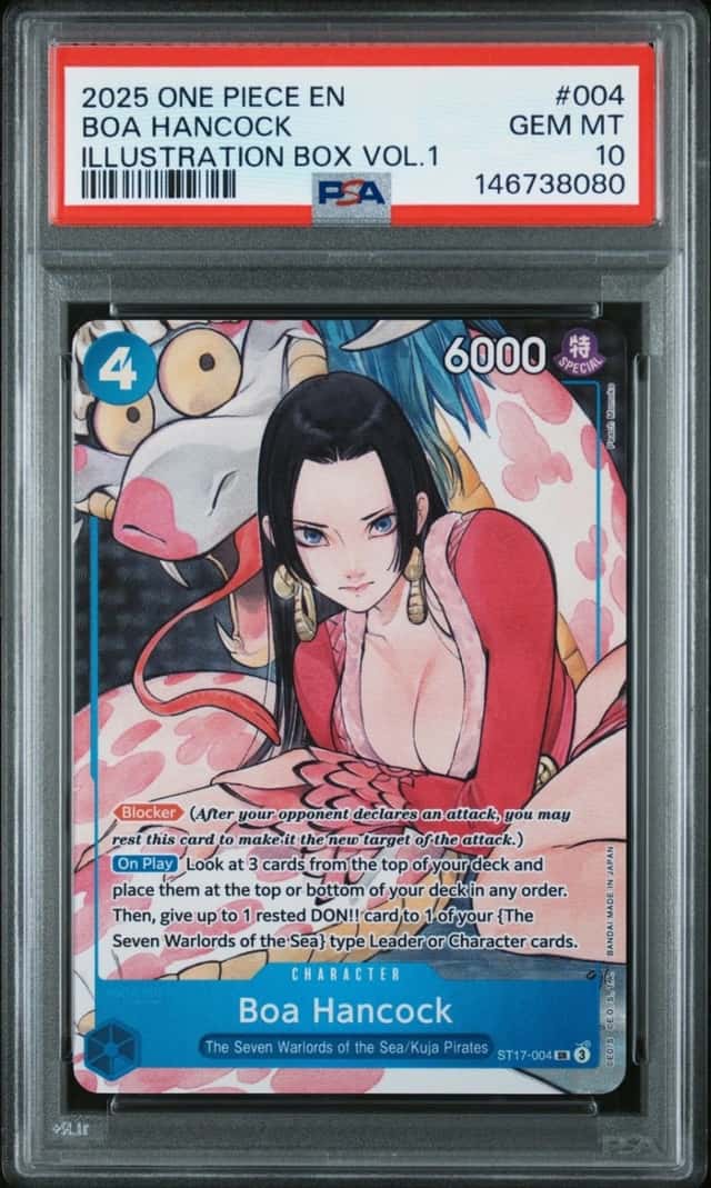 PSA 10 Boa Hancock Illustration Box Vol.1 ST17-004 SR 2025 One Piece