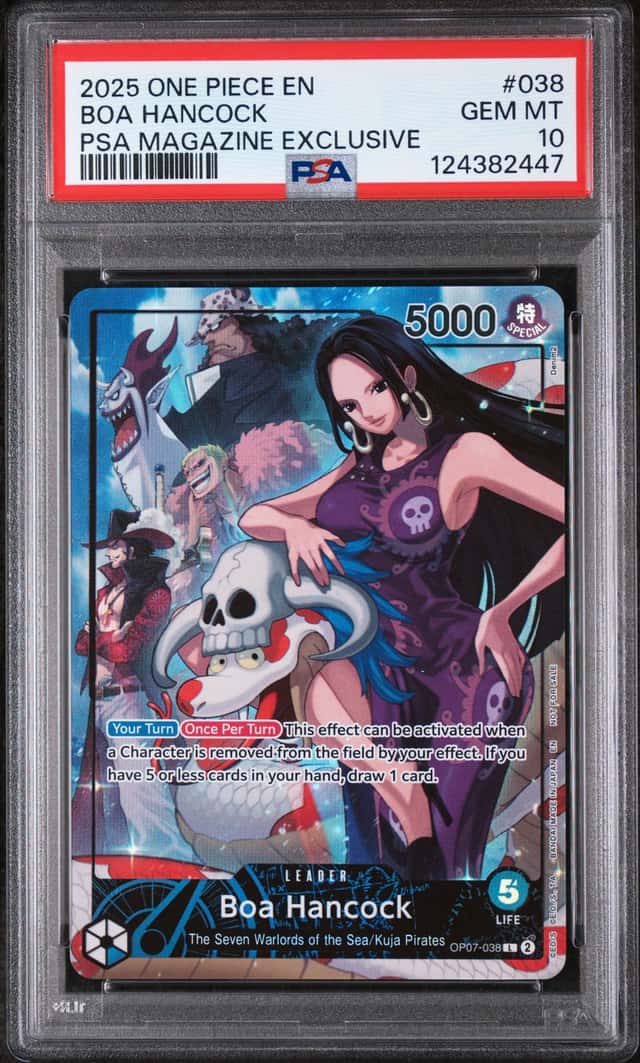 2024 One Piece PSA Magazine Exclusive Boa Hancock Promo #OP07-038 10