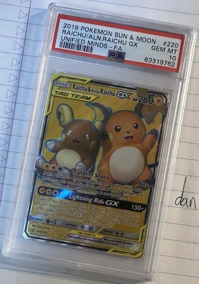 Raichu & Alolan Raichu GX