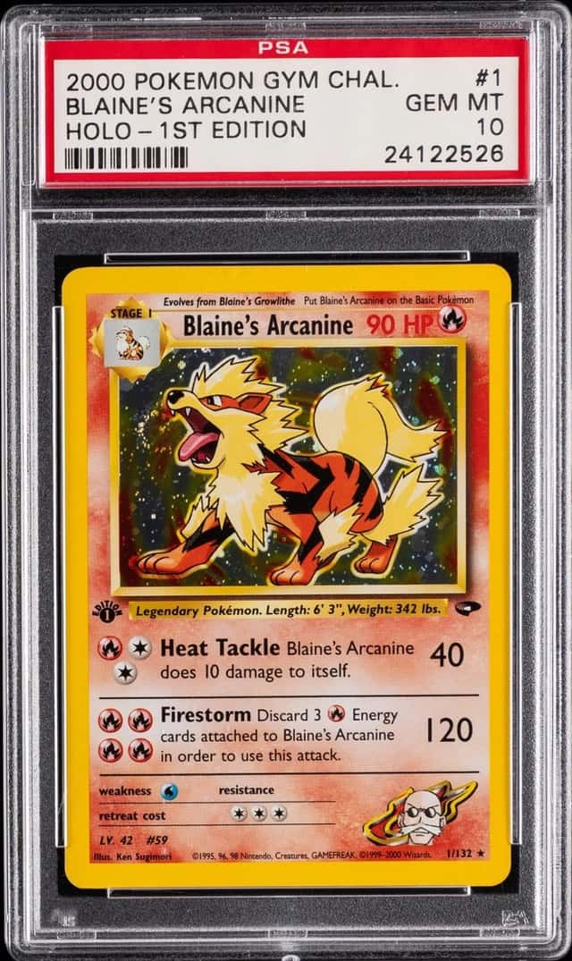 Blaine's Arcanine