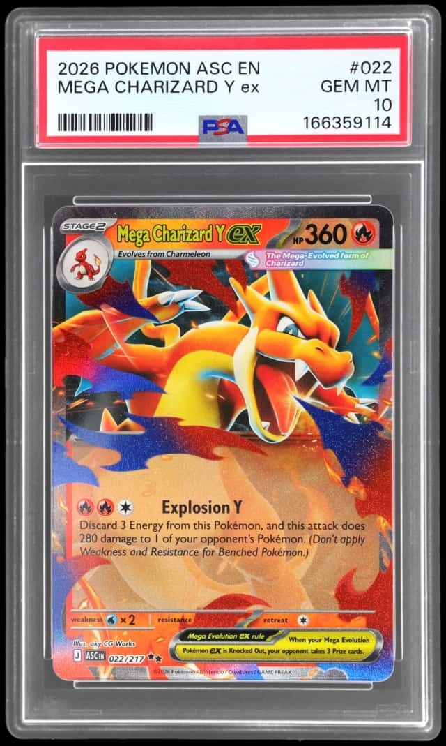 2026 Pokemon Mega Evolution Ascended Heroes Mega Charizard Y Ex #022