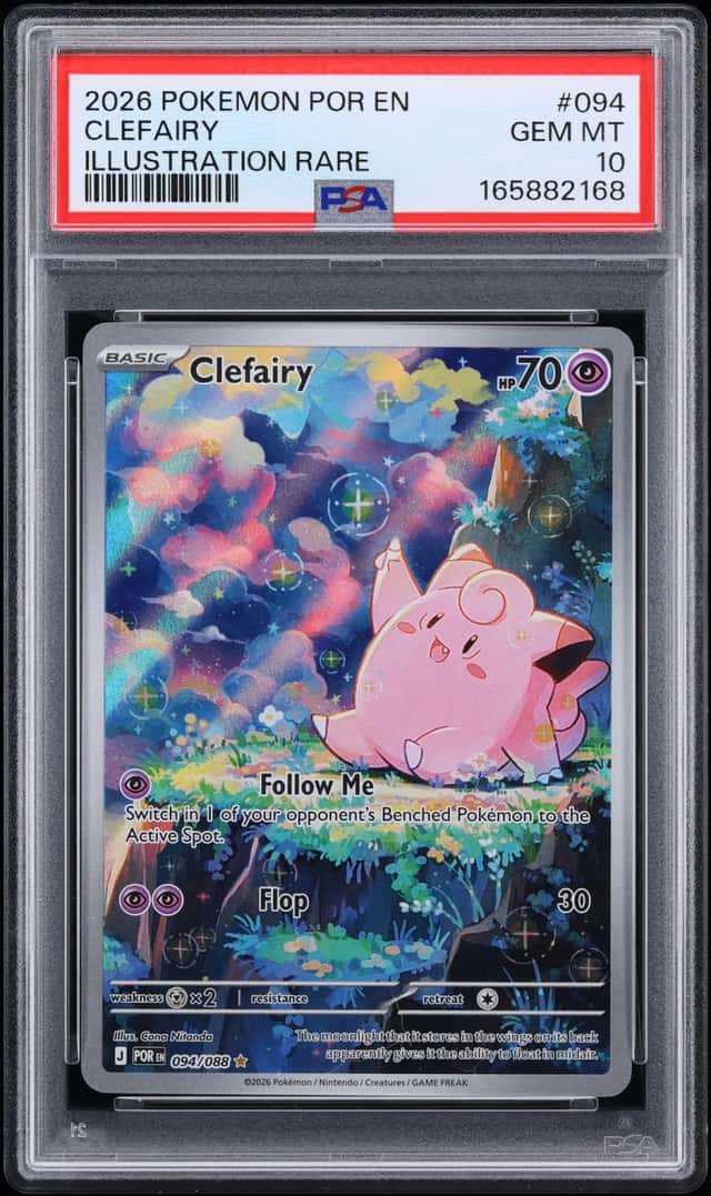 2026 Pokemon Mega Evolution Perfect Order IR Clefairy #94 PSA 10 GEM MINT