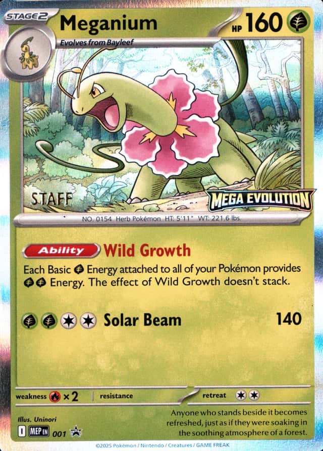Holo · Prerelease · Evolution Mega Staff