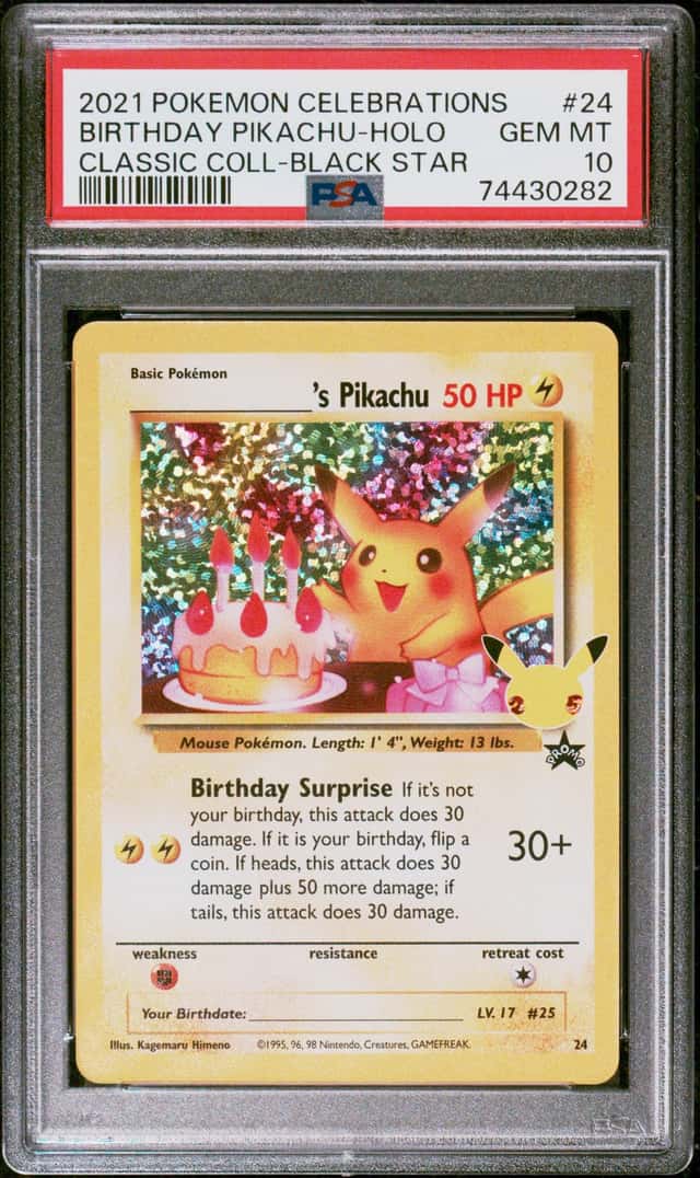 _____'s Pikachu STAMP [25th Anniversary] TEXTURED CONFETTI HOLO