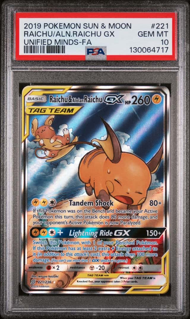 Raichu & Alolan Raichu GX
