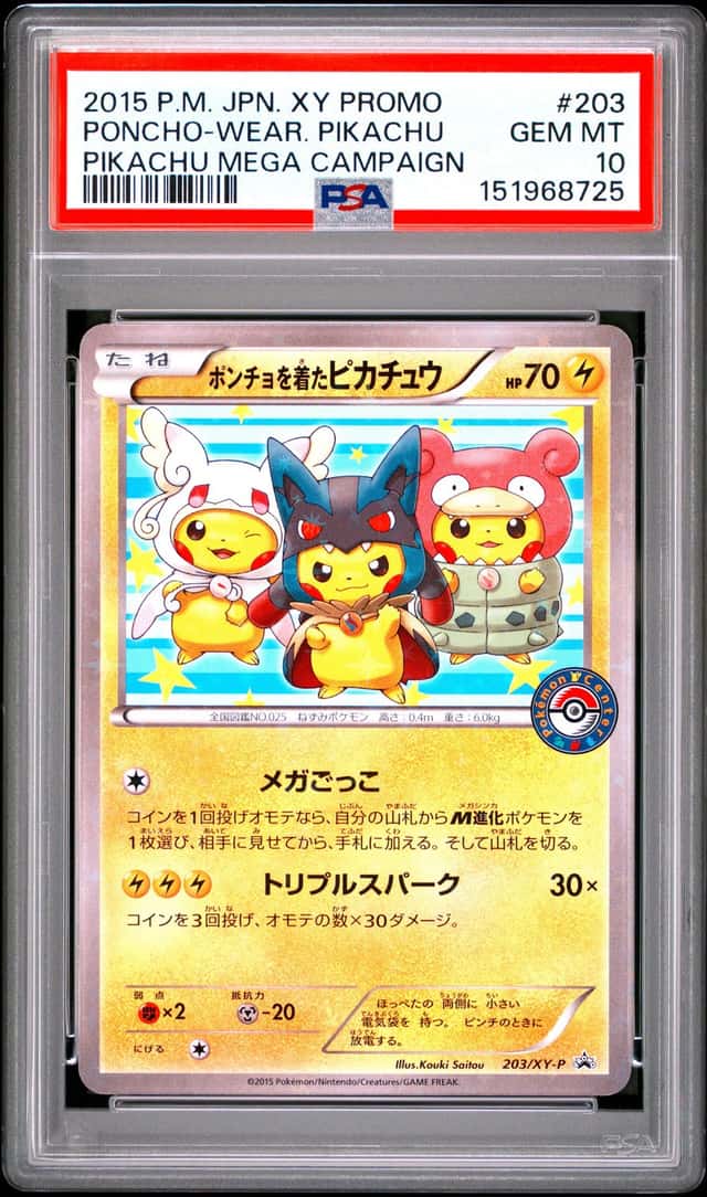 Poncho-Wear Pikachu