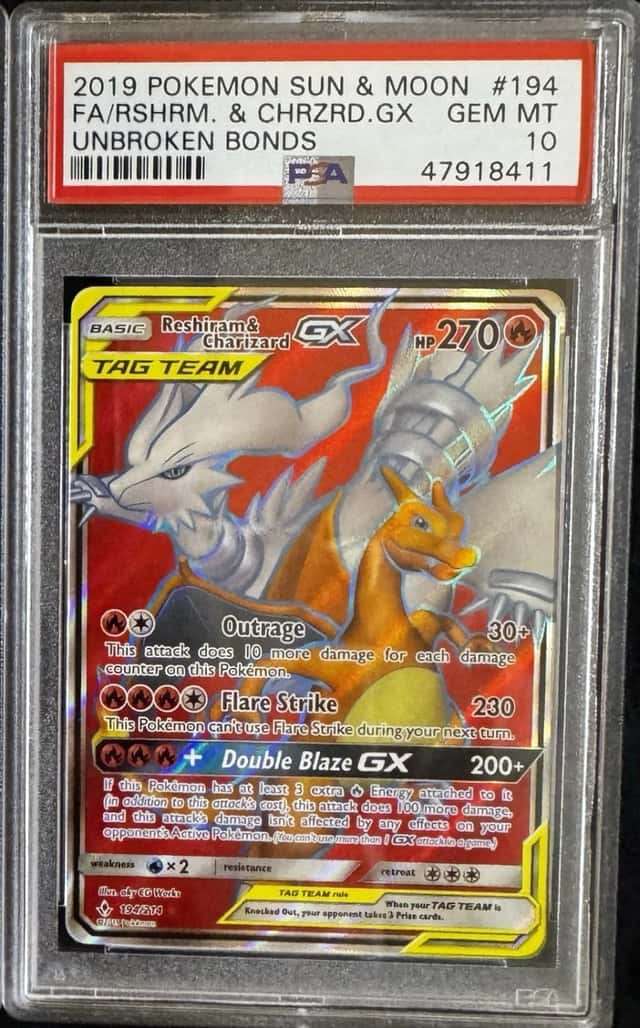 Reshiram & Charizard GX